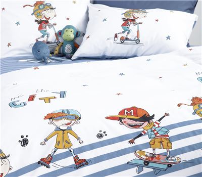 SET ÇARÇAFËSH PËR FËMIJË FLETË TEK IN THE CITY 170X260 2