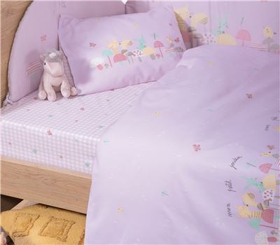 SET ÇARÇAFËSH PËR KREVAT BEBI MON PETIT JARDIN  2