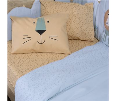Set Çarçafësh për Krevat Bebi me 3 pjesë Wild Company 1