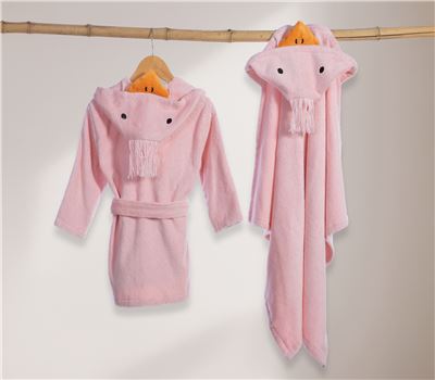 PESHQIR BEBI ME KOKË SPRING HAPPINESS 70X120 2