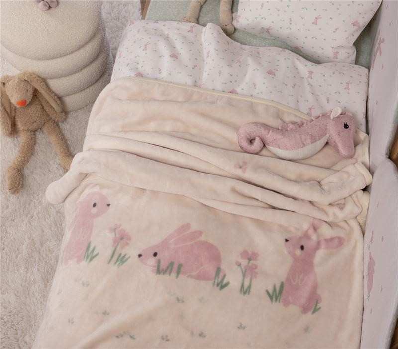 BATANIJE PËR KREVAT BEBI COUNTRY BUNNY 100Χ140