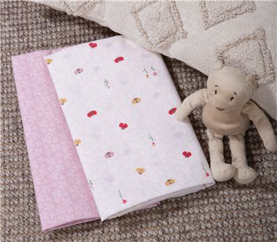 SET ÇARÇAFËSH PËR KARROCË BEBI 2 COPË LADY BUG 