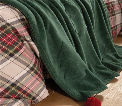 MBULESË DEKORATIVE KRISHTLINDJESH TREES OF JOY 130X180 2