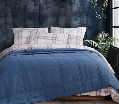 JORGAN I HOLLË QUEEN SIZE NAUTICA-NAU NAVY 230X240