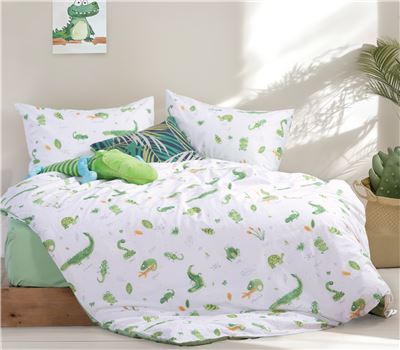 SET ÇARÇAFËSH PËR FËMIJË FLETË TEK CUTE REPTILES 170X260