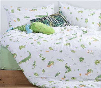 SET ÇARÇAFËSH PËR FËMIJË FLETË TEK CUTE REPTILES 170X260 1