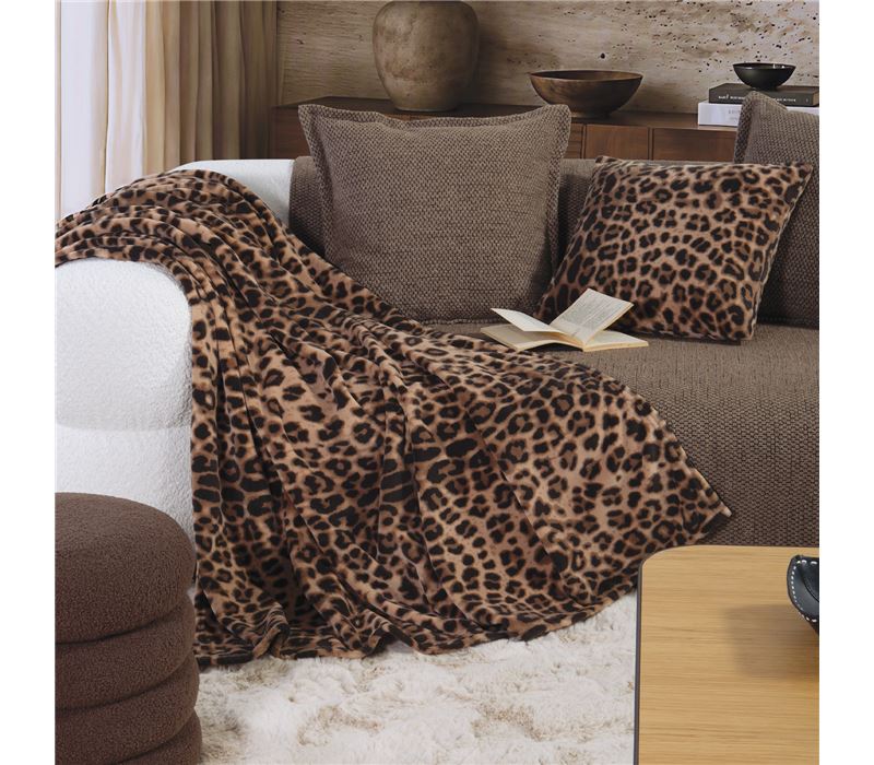 Mbulesë Dekorative Cheetar 130x180