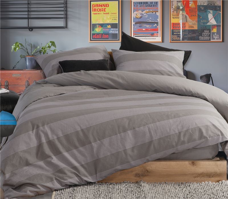 SET ZARF JORGANI TEK  CASUAL STRIPE 170Χ240