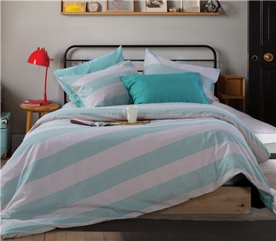 SET ZARF JORGANI TEK  CASUAL STRIPE 170Χ240 2