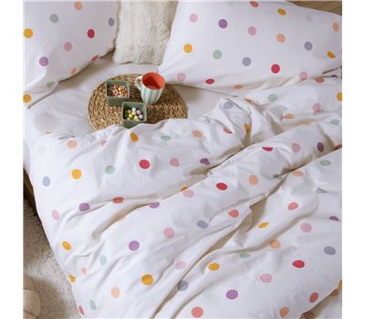 Set Çarçafësh për fëmijë Dots Ecru , Tek 170x260 1