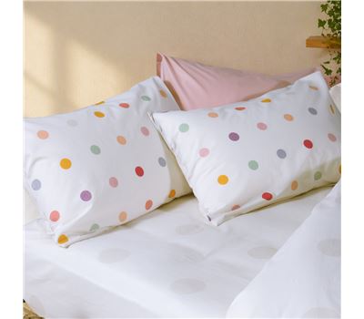 Set Çarçafësh për fëmijë Dots Ecru , Tek 170x260 2