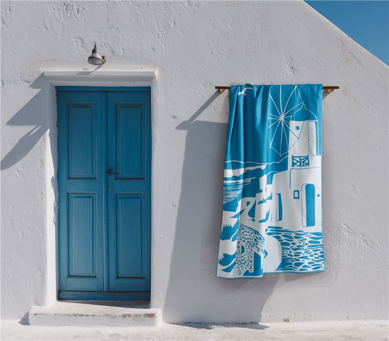 Peshqir Plazhi MY ISLAND BLUE 80x160