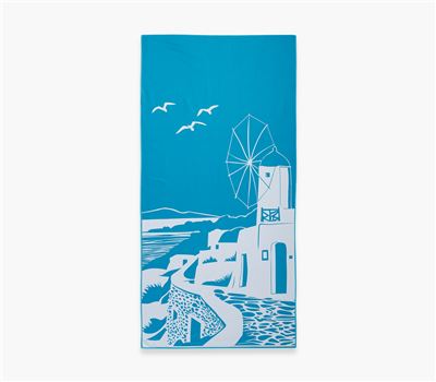 Peshqir Plazhi MY ISLAND BLUE 80x160 1