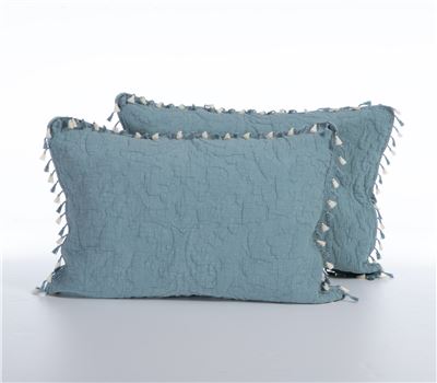 SET KËLLËFËSH JASTËKU 2 COPË FERAGGIO BLUE 52X72