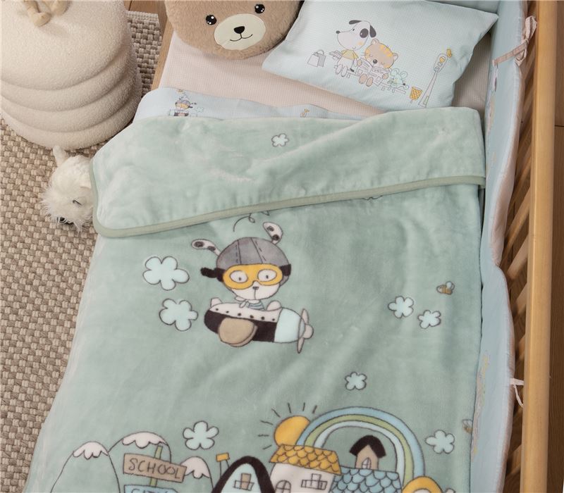 BATANIJE PËR KREVAT BEBI IN THE CITY 100Χ140