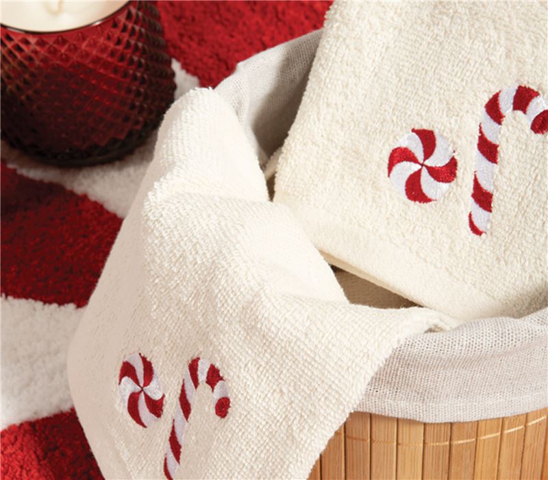 SET ME 2 COPË PESHQIRËSH KRISHTLINDJESH SWEET CHRISTMAS