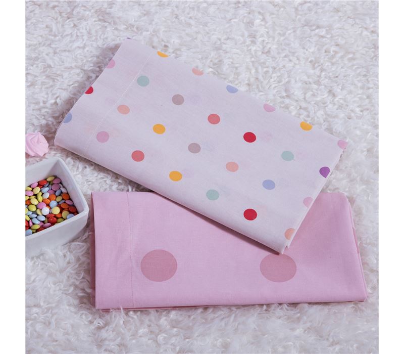 Set Çarçafësh për Karrocë me 2 pjesë BABY DOTS
