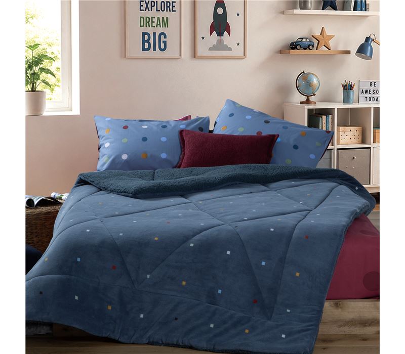 Jorgani-Batanije për fëmijë Dots Blue , Tek 160x220