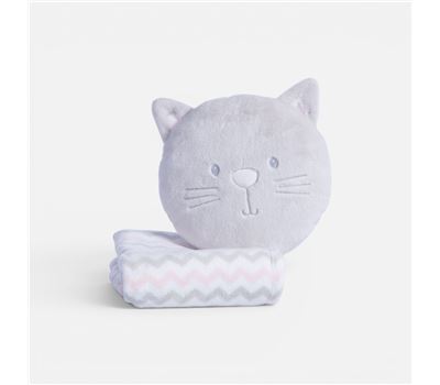 Batanije Baby me Jastëk Fleece Cat 75x100