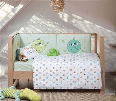 SET ÇARÇAFËSH PËR KREVAT BEBI ALPHABET MONSTER 
