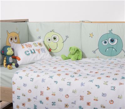 SET ÇARÇAFËSH PËR KREVAT BEBI ALPHABET MONSTER  1