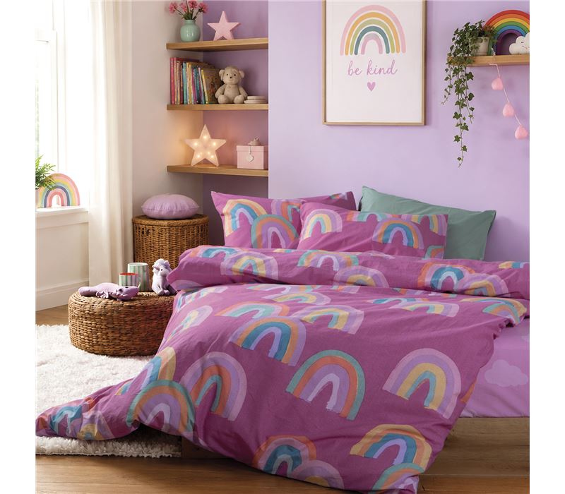 Set Çarçafësh për fëmijë Raibow Mood , Tek 170x260