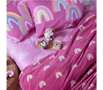 Batanije për fëmijë Fleece Rainbow Mood , Tek 160x220 1