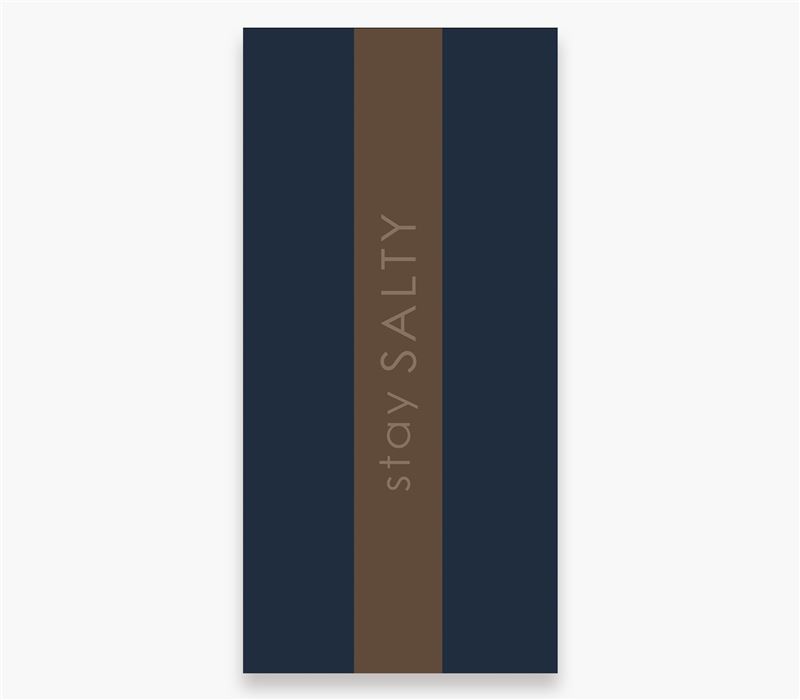 Peshqir Plazhi STAY SALTY 80x160
