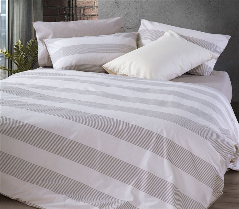 SET ÇARÇAFËSH FLETË TEK CASUAL STRIPE 170X270