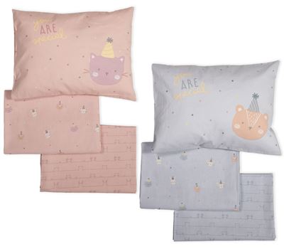 SET ÇARÇAFËSH PËR KREVAT BEBI ME 3 COPË SPECIAL PARTY