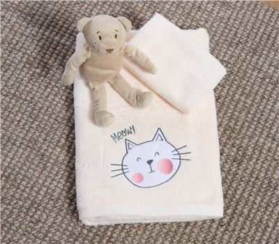 SET PESHQIRËSH 2 COPË PËR FËMIJË CAT LIFE