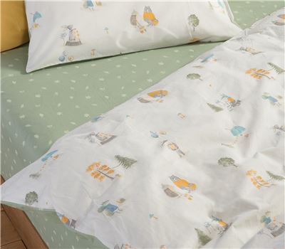 SET ÇARÇAFËSH TEK PËR FËMIJË WOODLAND PARTY 170X260 1