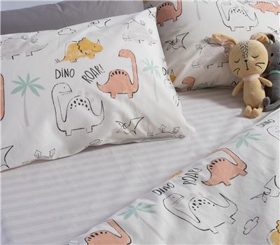 SET ÇARÇAFËSH TEK PËR FËMIJË DINOSAUR ART 170X260 2