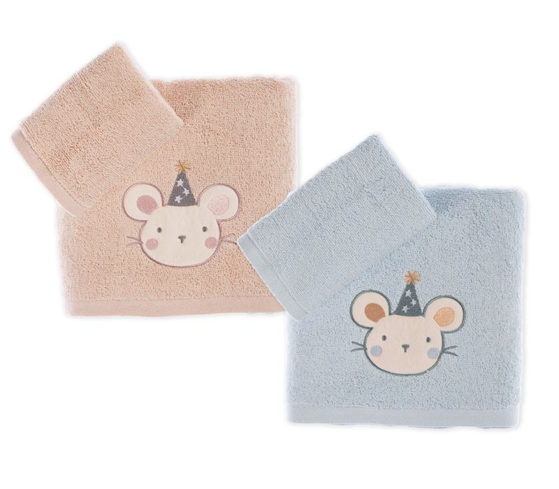 SET PESHQIRËSH PËR BEBE 2 COPË SPECIAL PARTY