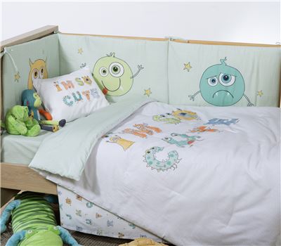 ANËSORE PËR KREVAT BEBI ALPHABET MONSTER 