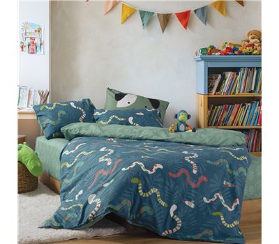 Set Çarçafësh për fëmijë me llastik Warms , Tek 170x260