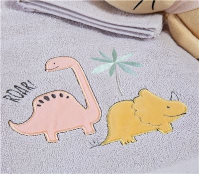 SET PESHQIRËSH 2 COPË PËR FËMIJË DINOSAUR ART 2