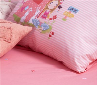SET ÇARÇAFËSH PËR FËMIJË FLETË TEK CAMPING 170X260 1