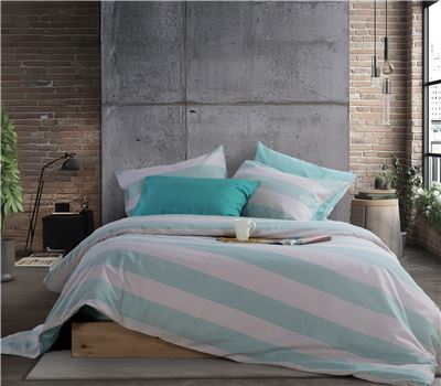 SET ÇARÇAFËSH ME LLASTIK KING SIZE ΜΕ CASUAL STRIPE 