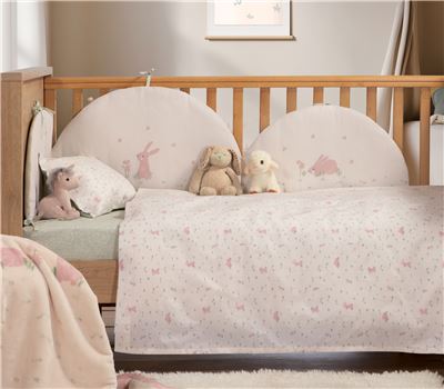 SET ÇARÇAFËSH PËR KREVAT BEBI ME 3 COPË COUNTRY BUNNY