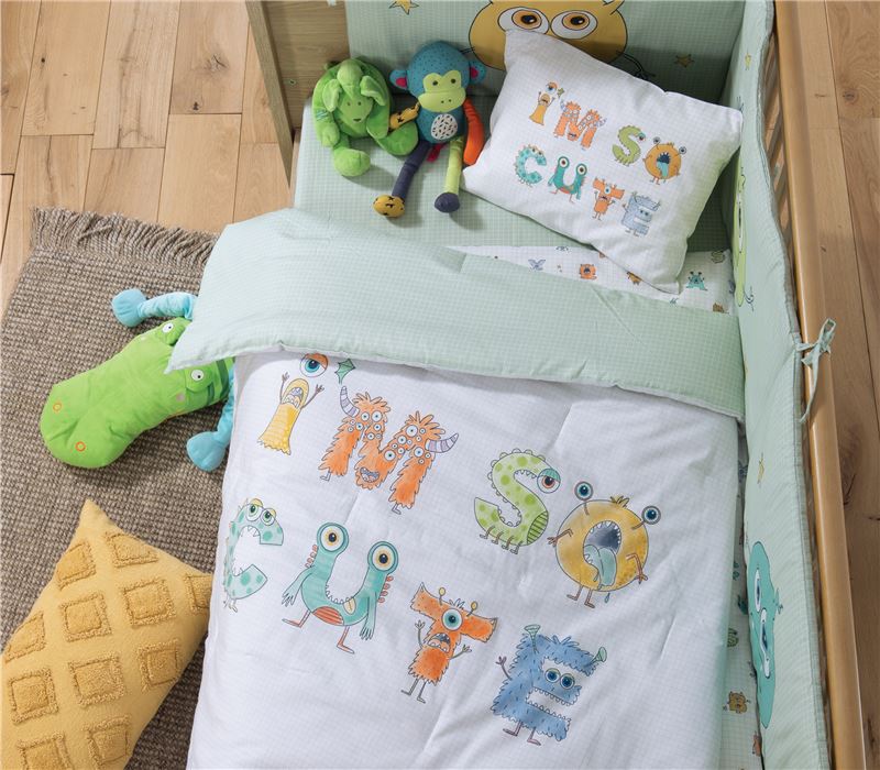JORGAN BEBI ALPHABET MONSTER 110Χ140