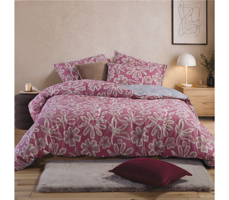 Set Çarçafësh pambuku me llastik Queen Size Harmony