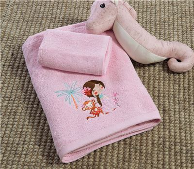 SET PESHQIRËSH 2 COPË PËR FËMIJË WELCOME TO INDIA