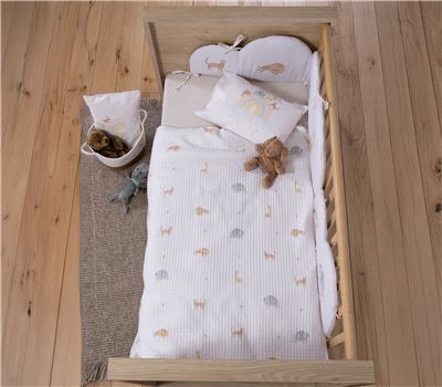 BATANIJE PËR KARROCË BEBI JUNGLE IN MOTION 80X110