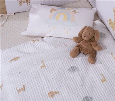 BATANIJE PËR KARROCË BEBI JUNGLE IN MOTION 80X110 1