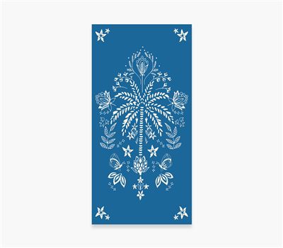 Peshqir Plazhi ORIENTAL BLUE 80x160