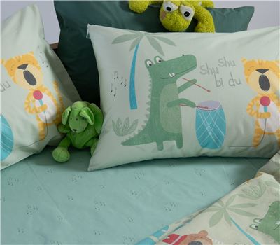 SET ÇARÇAFËSH TEK PËR FËMIJË JUNGLE MUSIC 170X260 2