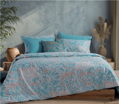 SET ÇARÇAFËSH TEK PAMBUK CHARISMA BLUE 170X270